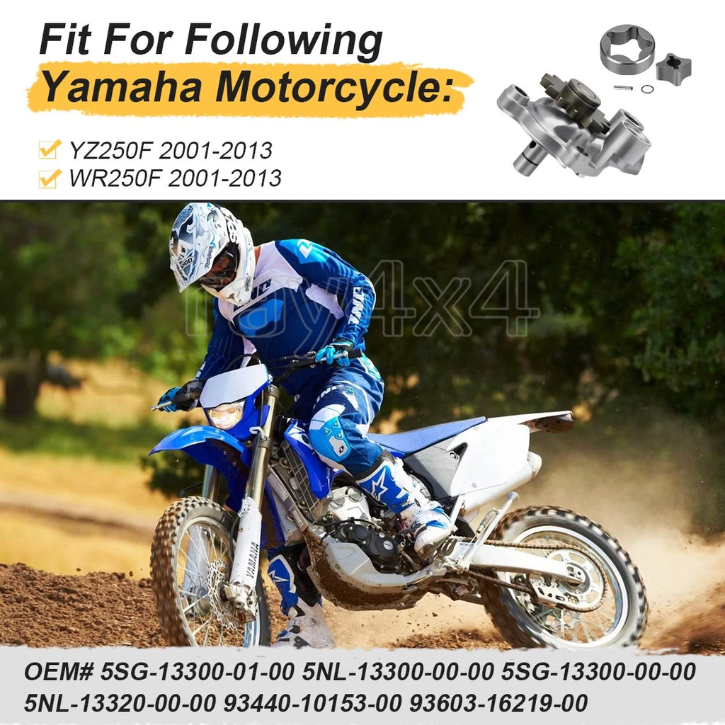 Oil Pump & Rotor Assy for Yamaha YZ250F WR250F (2001–2013)