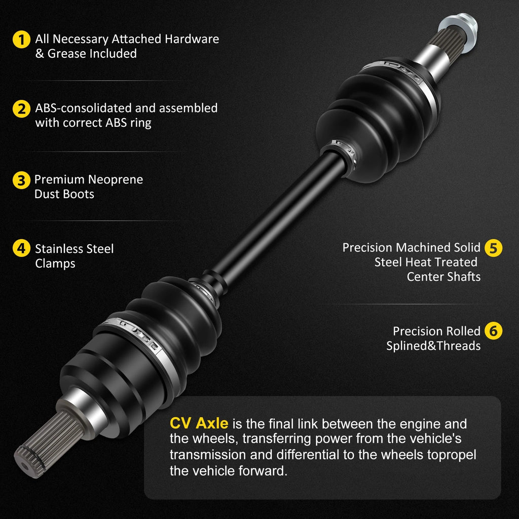 Rear CV Axle for Yamaha Grizzly 700 4x4 (2016–2019)