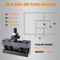 5pcs Quick Change Lathe Tool Post Holder Kit 250-201 for