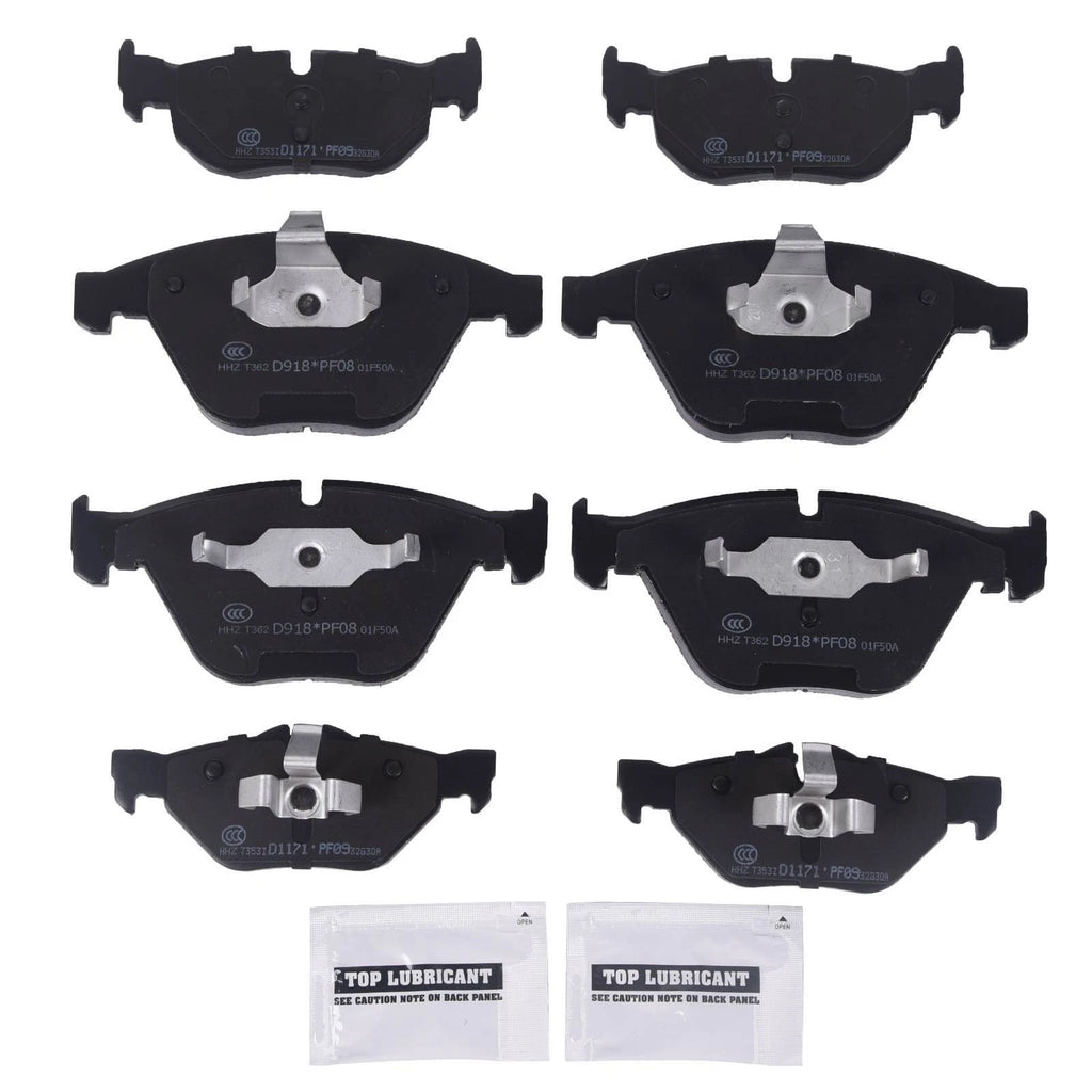 8X Ceramic Brake Pads for BMW 328i 328xi 328i xDrive X1 (2007–2015)