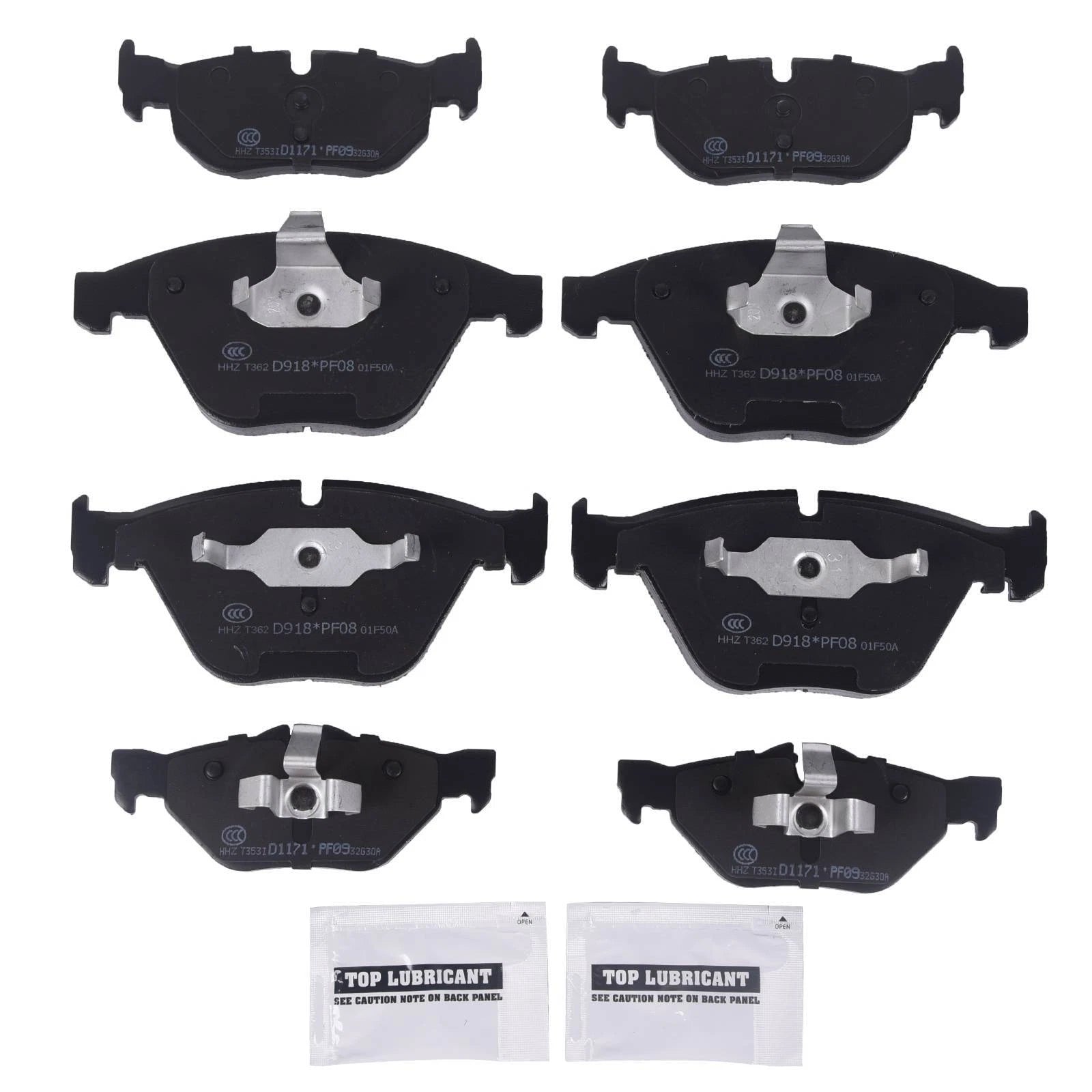 8X Ceramic Brake Pads for BMW 328i 328xi 328i xDrive X1 (2007–2015)
