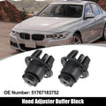 2X Bonnet Hood Adjuster Buffer Block for BMW (No. 51767183752)