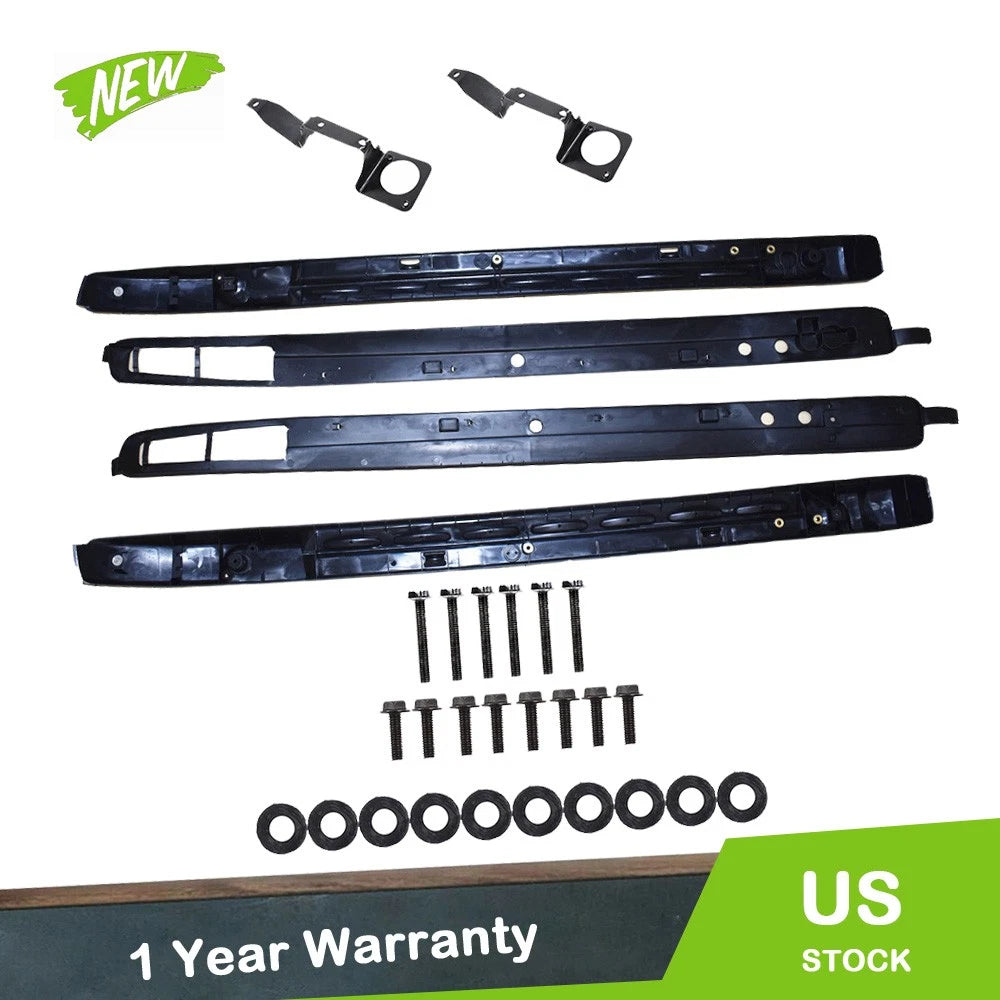 Set of 2 Black Roof Rack Cross Bars for Toyota Tacoma (2005–2019)