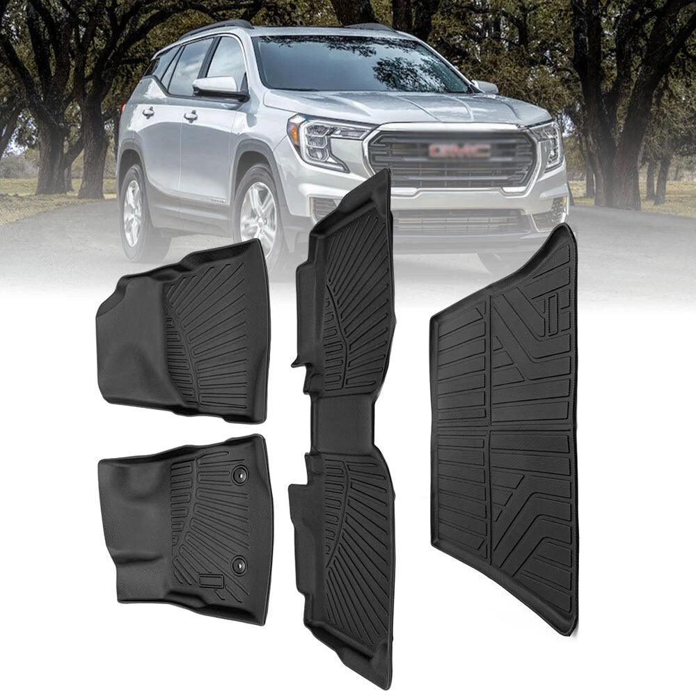 3D Molded Floor Mats + Cargo Liner for Chevrolet Equinox GMC Terrain (2012–2017)