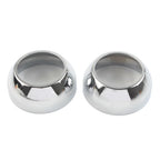 39mm Chrome Front Fork Boot Cap Covers for Harley Sportster Dyna FXR FXD