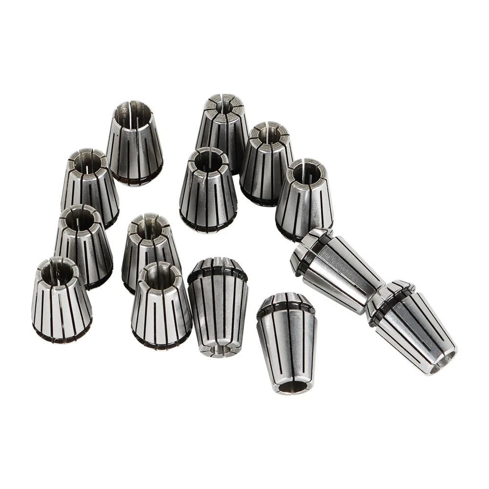 14Pc Spring Collet Set for CNC Milling Lathe Engraving Machine
