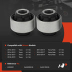 2X Front Lower Rearward Control Arm Bushing for Nissan Versa (2012-2019)