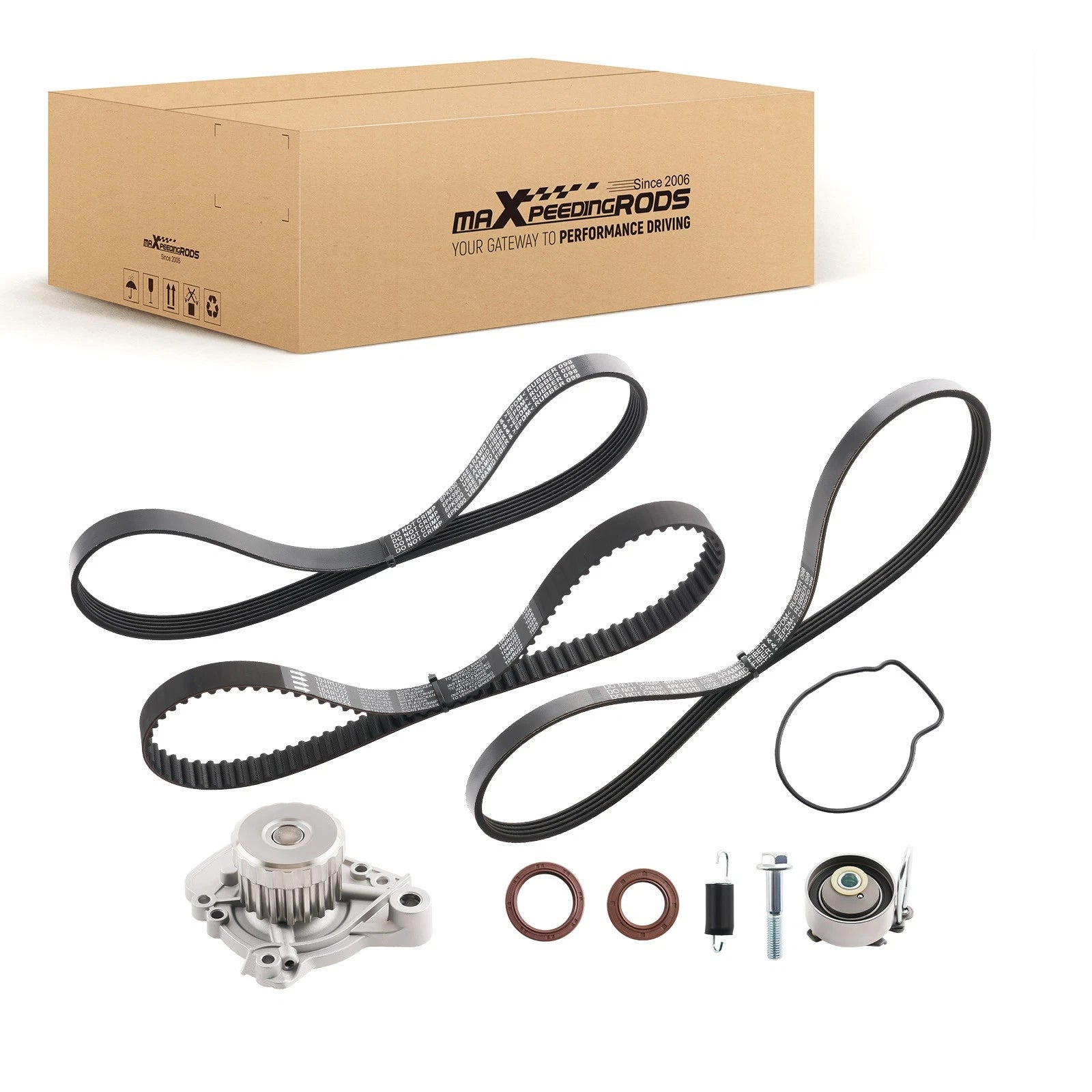 Belt Tensioner Kit TCK312 for Honda Civic 2-Door Coupe 1.7L (2001–2005)