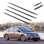 Window Scraper Seal Belt Weatherstrip for Honda Civic Sedan (2006–2011)