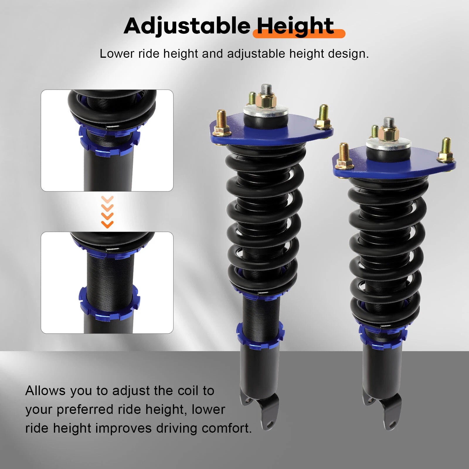Coilovers for Mazda RX-8 (2004-2011) Adjustable Height Suspension Kit
