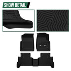 All Weather Floor Mats Liners for Chevy Colorado GMC Canyon Crew Cab