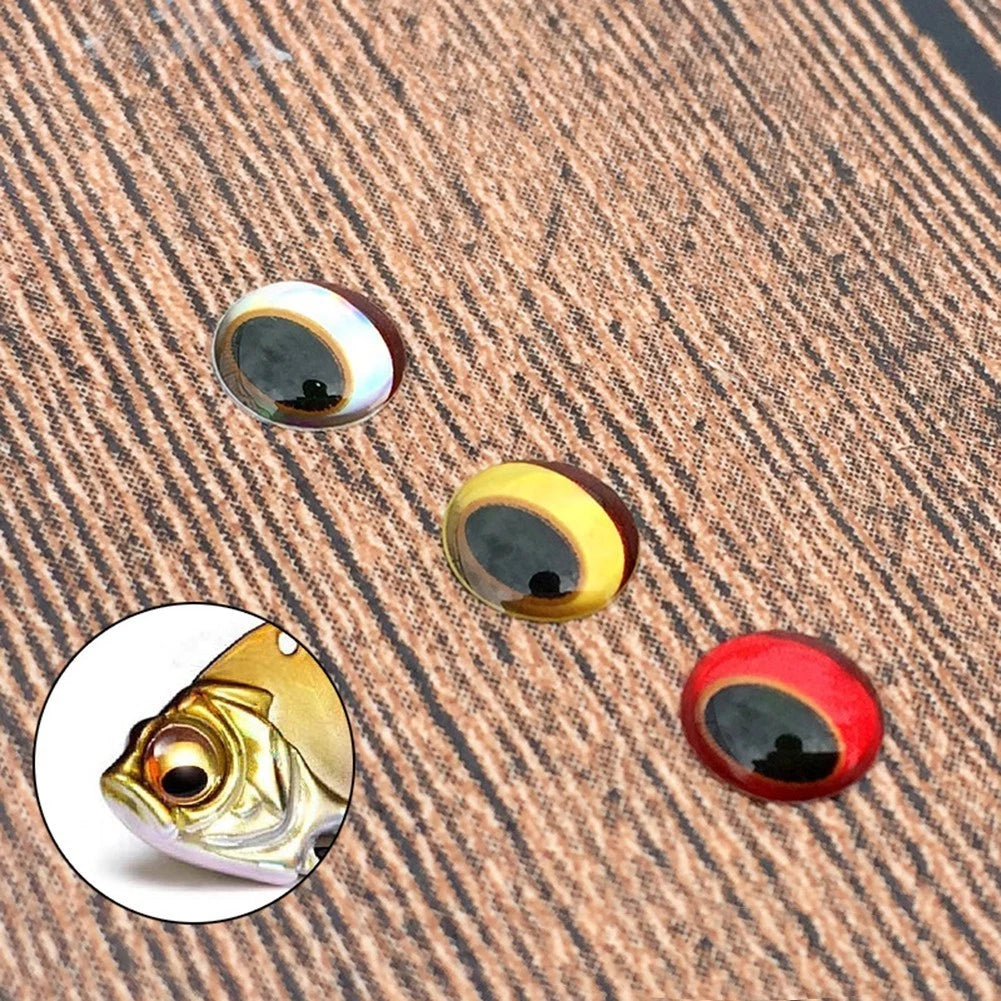 300pcs 3/4/5/6mm Red 3D Holographic Fishing Lure Eyes for DIY