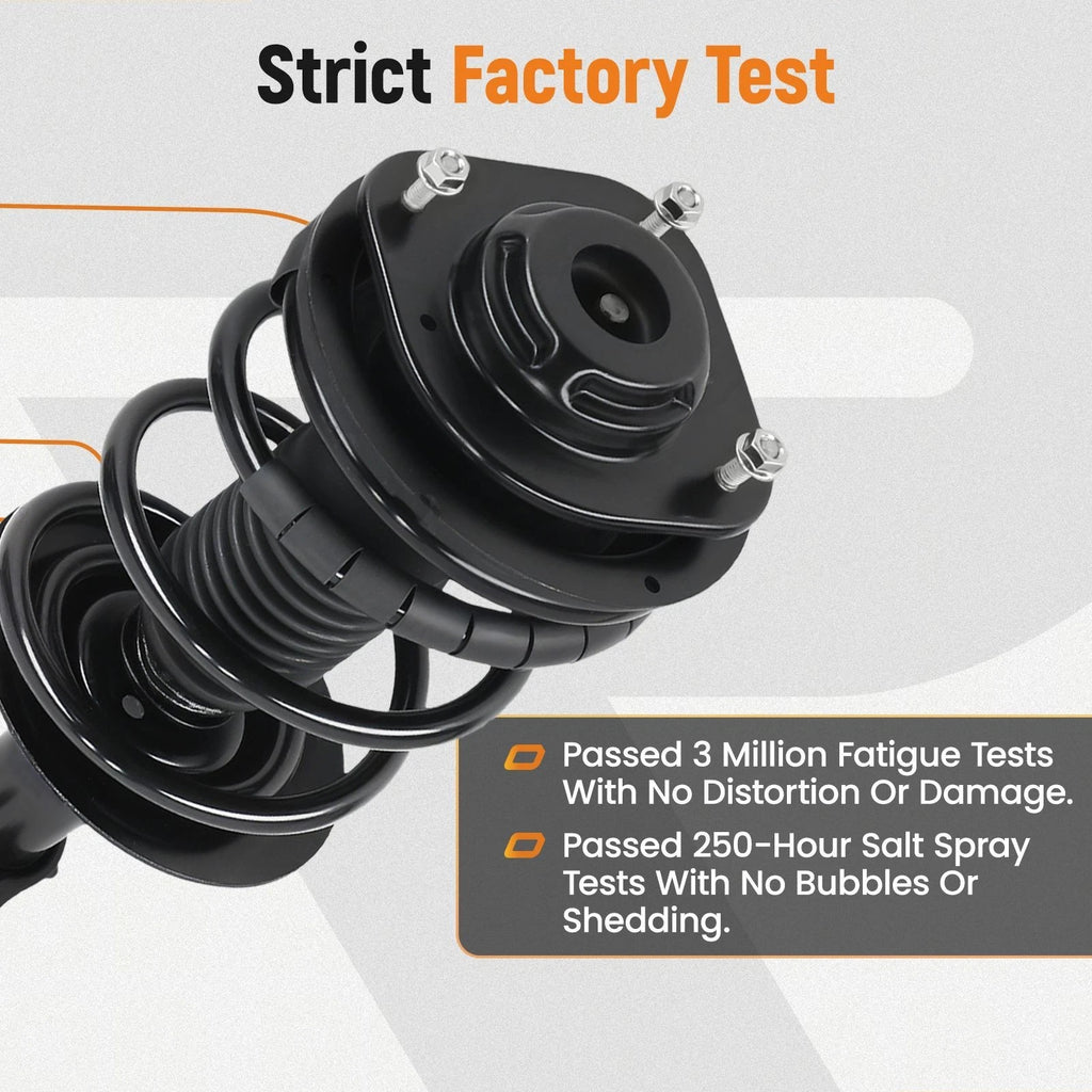 Pair Front Complete Struts w/ Coil Spring for Dodge Neon (1995–1999) 1332339