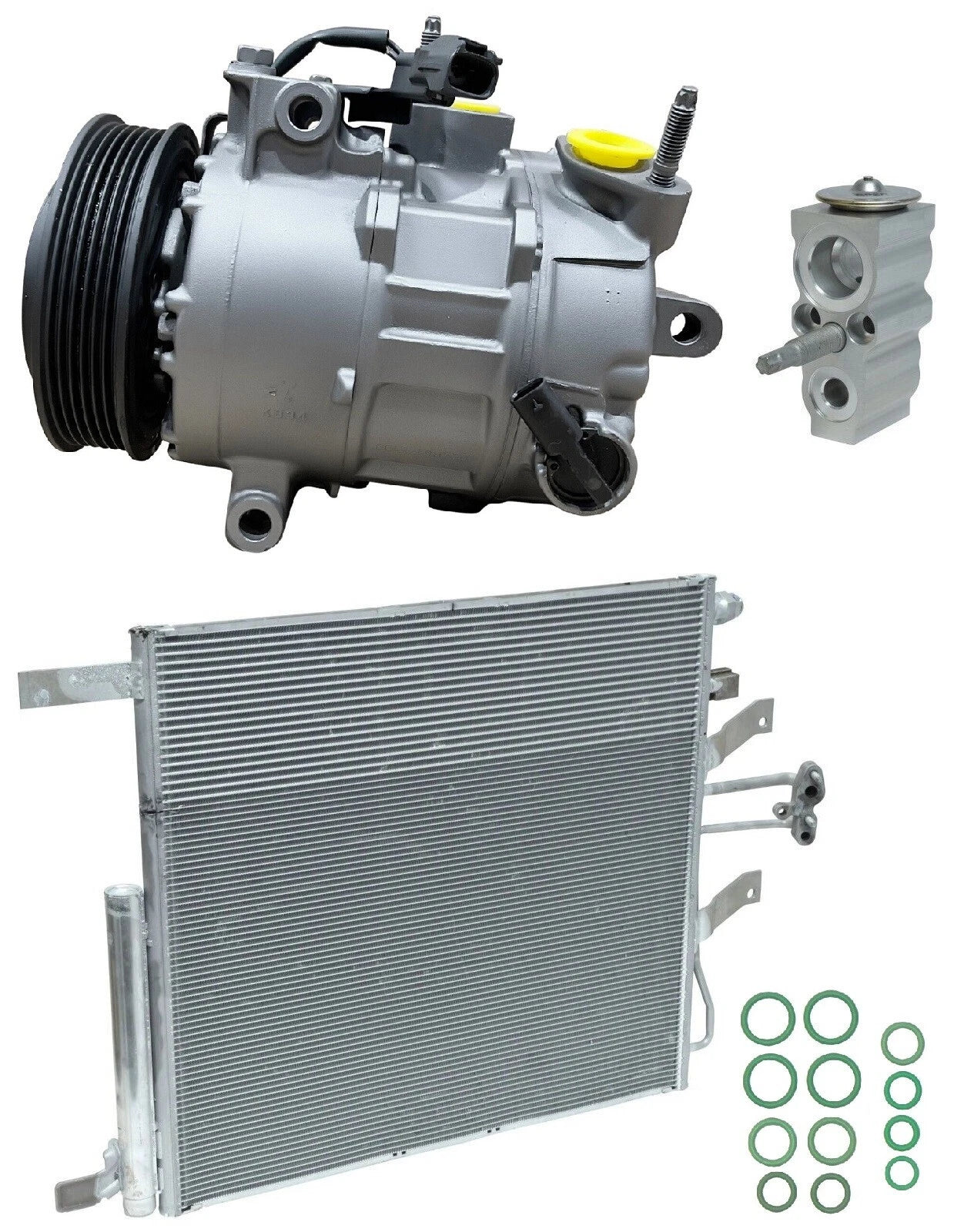 AC Compressor Kit With Condenser for Ram 1500 5.7L (2019–2019)