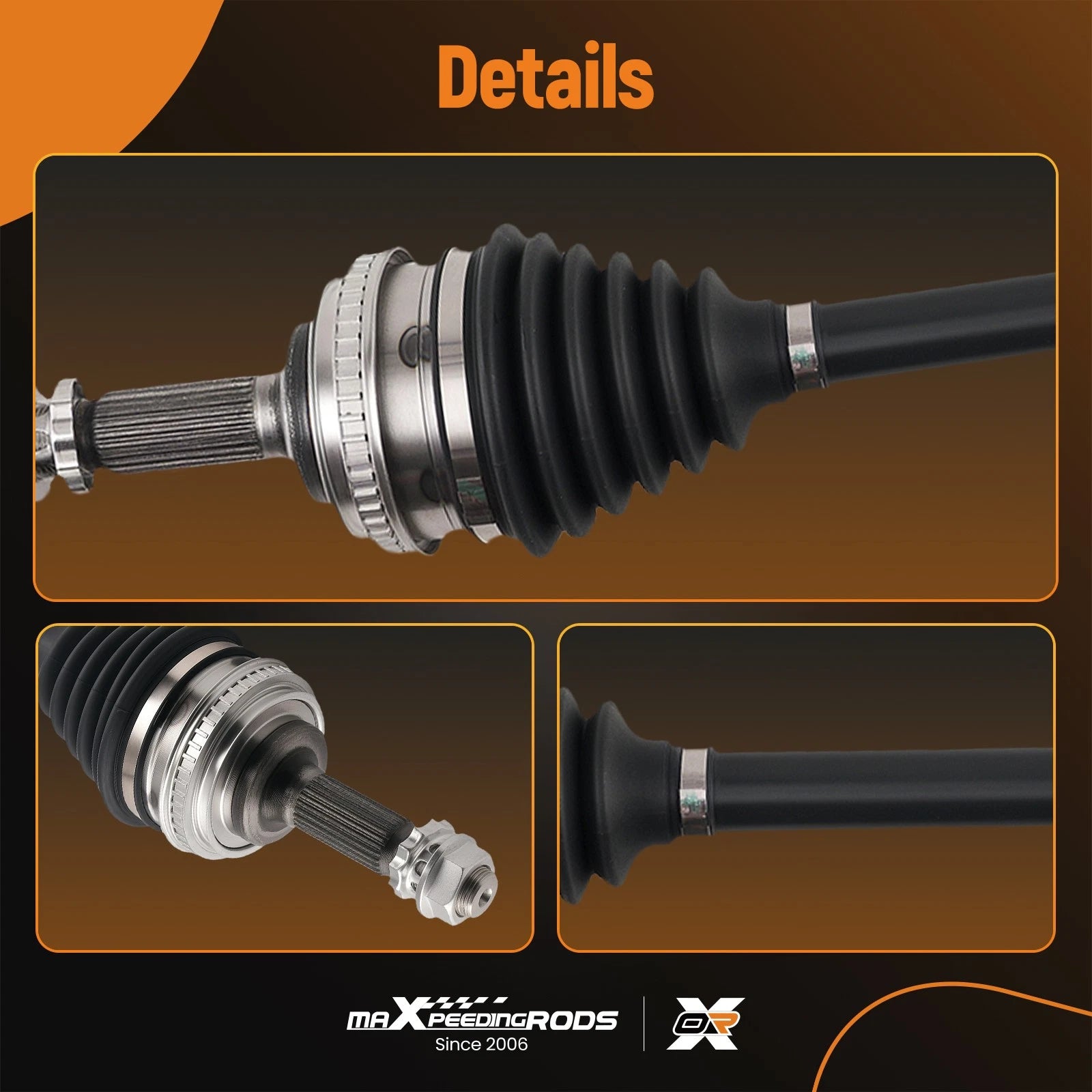 CV Axle Shaft Set for Toyota MR2 (1987–1989)