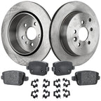 Rear Brake Disc Rotors and Pads Kit for Land Rover LR2 (2011–2012)