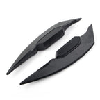 Black Fairing Winglets Side Spoiler Deflector Air Wing Kit Universal