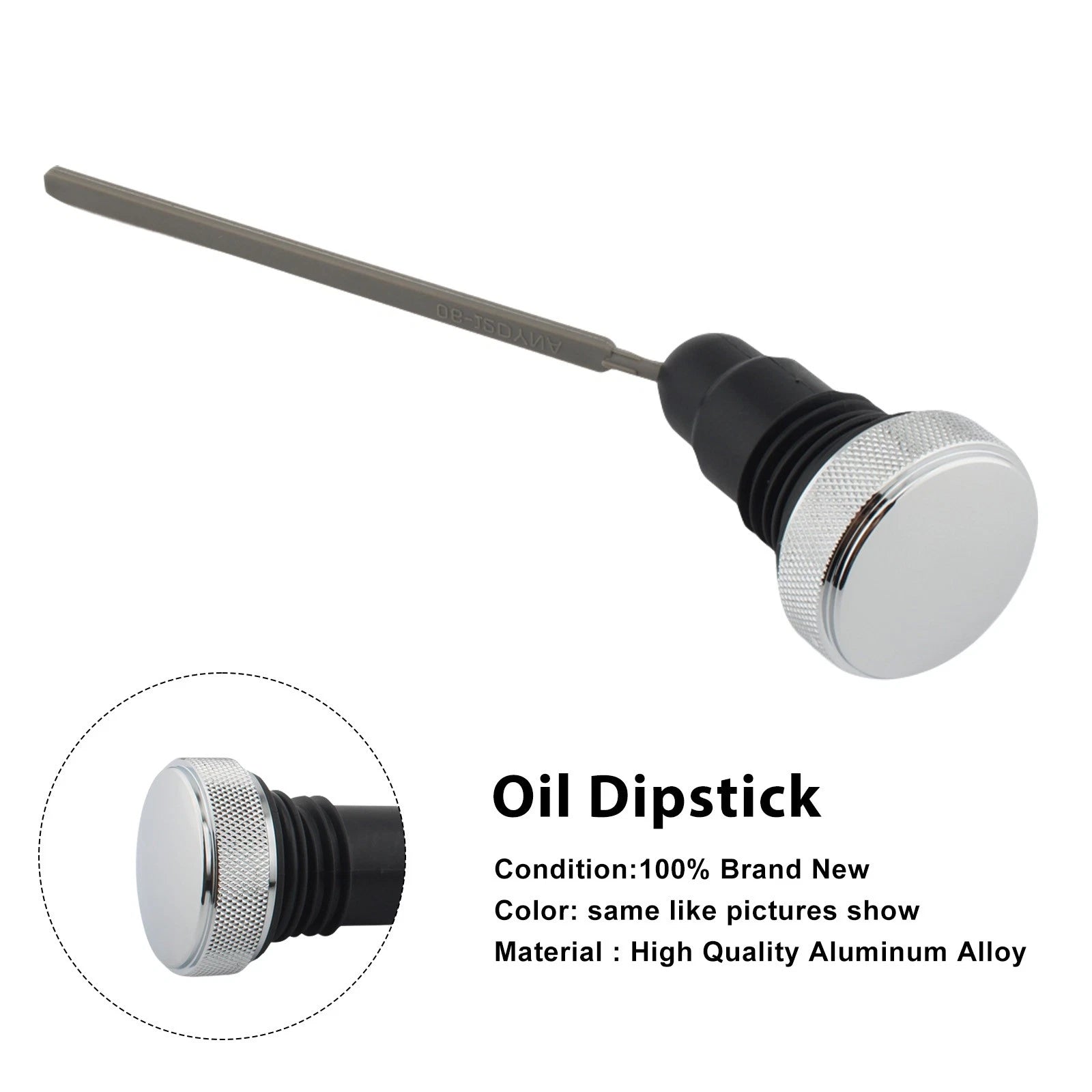 Oil Dipstick Tank Cap Plug for Harley FXD Dyna (2006–2017) 0710-0153