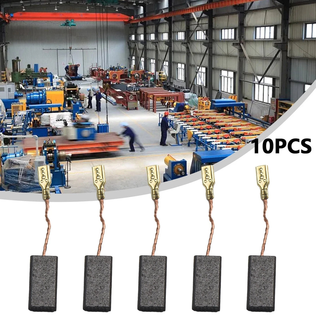 10PCS Carbon Brushes for Bosch Angle Grinders (15mm x 8mm x 5mm)