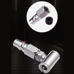 Tire Inflator Nozzle for Car and Motorcycle (Double Head Metal Tool)
