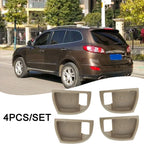4Pcs Inside Door Handle Trim Cover for Hyundai Santa Fe (2007���2012)