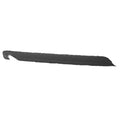 Replacement Gray Matte Rear Bumper Valance w/1 Exhaust Hole-See Compatible Chart