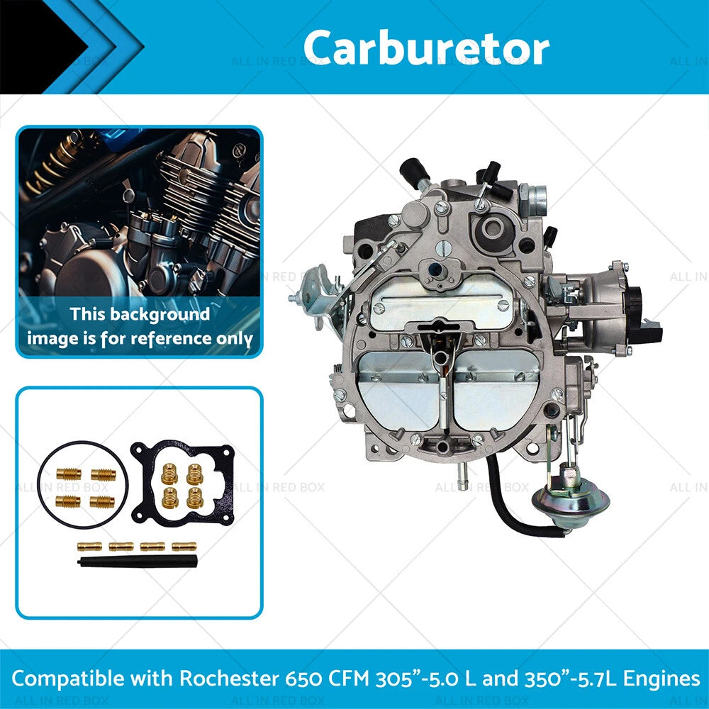 Quadrajet 4 BBL Carburetor for Chevy Cars (1982–1985) 5.0L