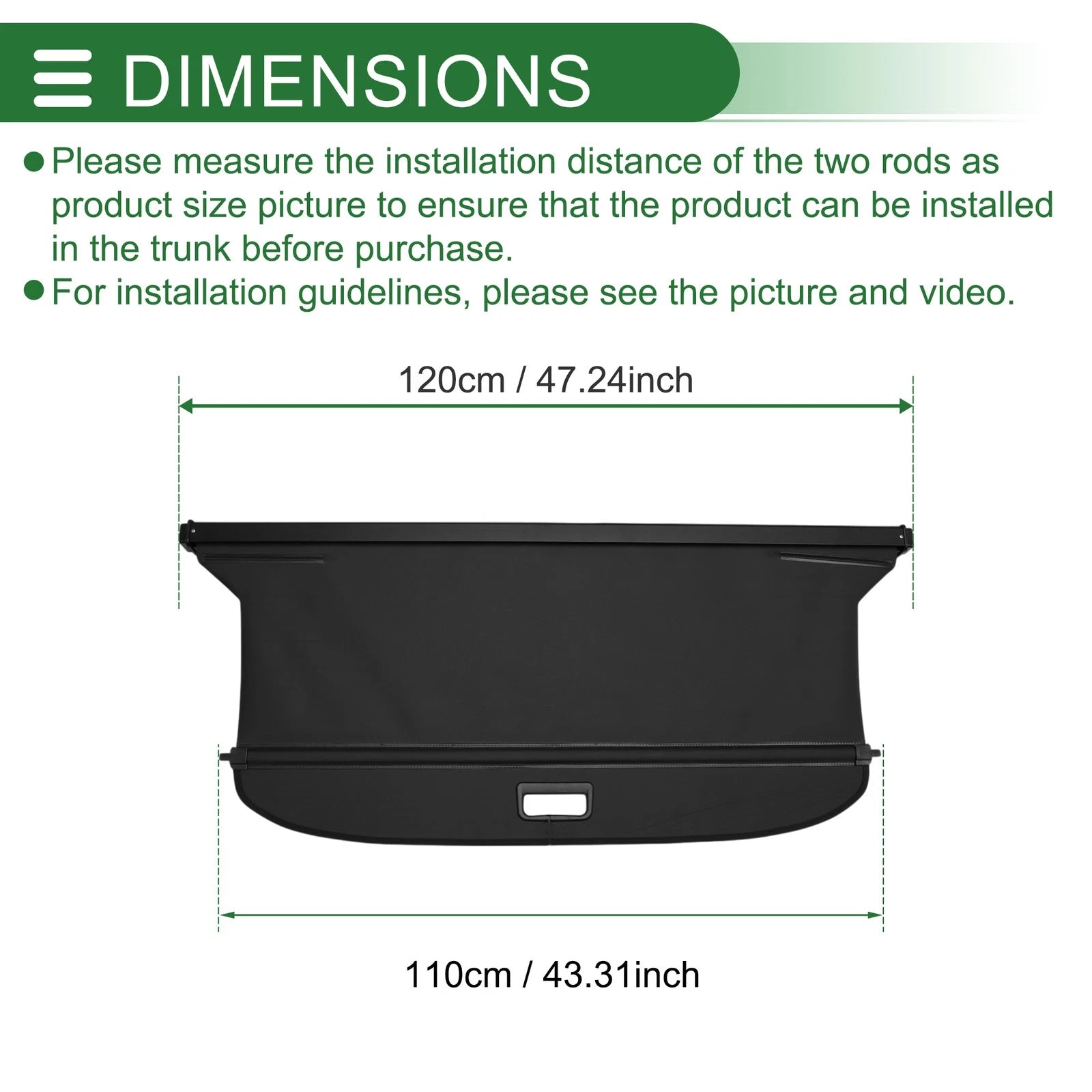 Retractable Cargo Cover for Toyota bZ4X (2023–2025) - Canvas Black