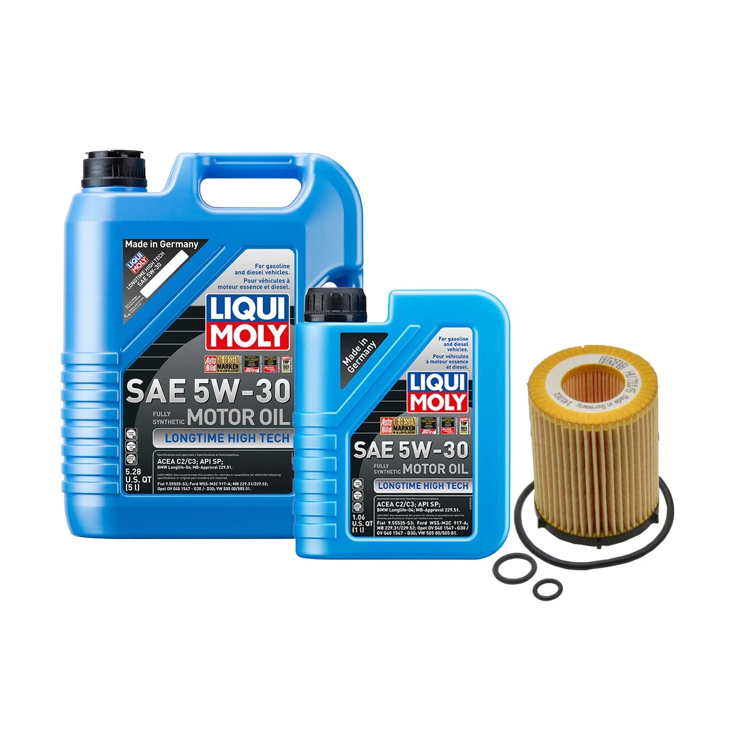 6L Liqui Moly 5W-30 Oil Change Kit for Mercedes L4 2.0L (2015–2021)
