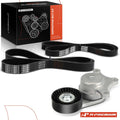 3X Serpentine Belt Drive Component Kit for Ford Explorer Fusion (2006–2021)