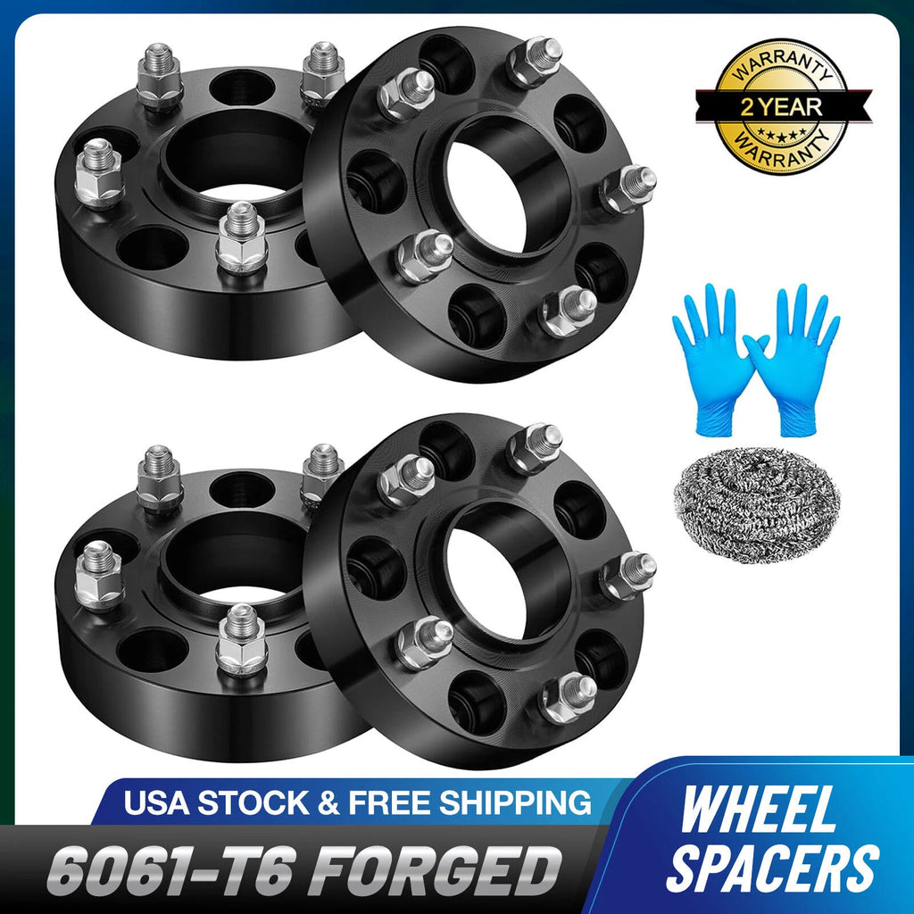 1" 5x5 Hub Centric Wheel Spacers for Jeep Wrangler JK & Grand Cherokee (2005–2018)