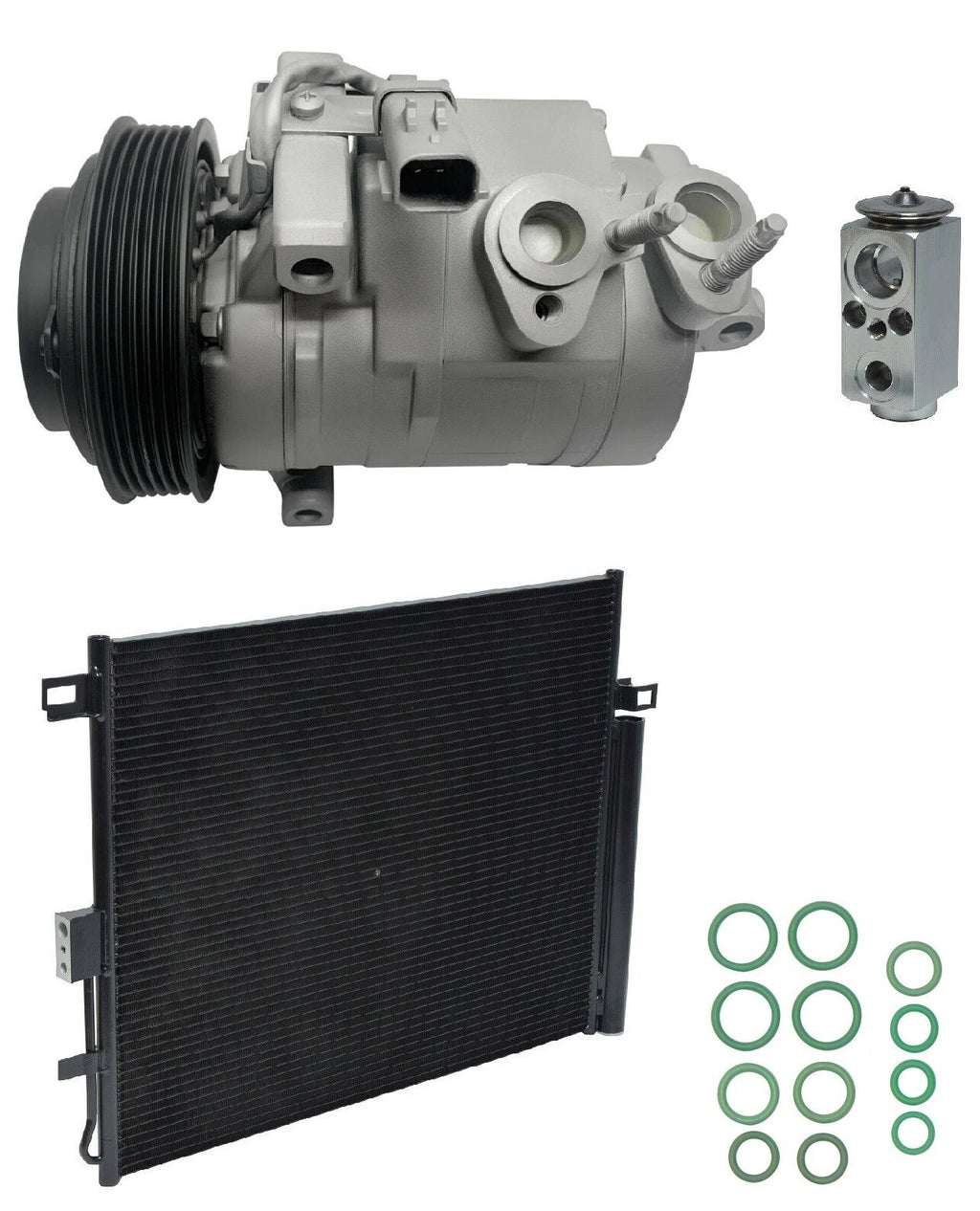 AC Compressor Kit with Condenser for Dodge Durango 5.7L (2020–2021)