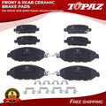 Set of 4 Ceramic Brake Pads for Infiniti JX35 QX60 Nissan Murano Pathfinder (2013–2019)