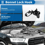 Hood Latch Assembly for Hyundai Kona (2018-2023) 1 x Quality Replacement