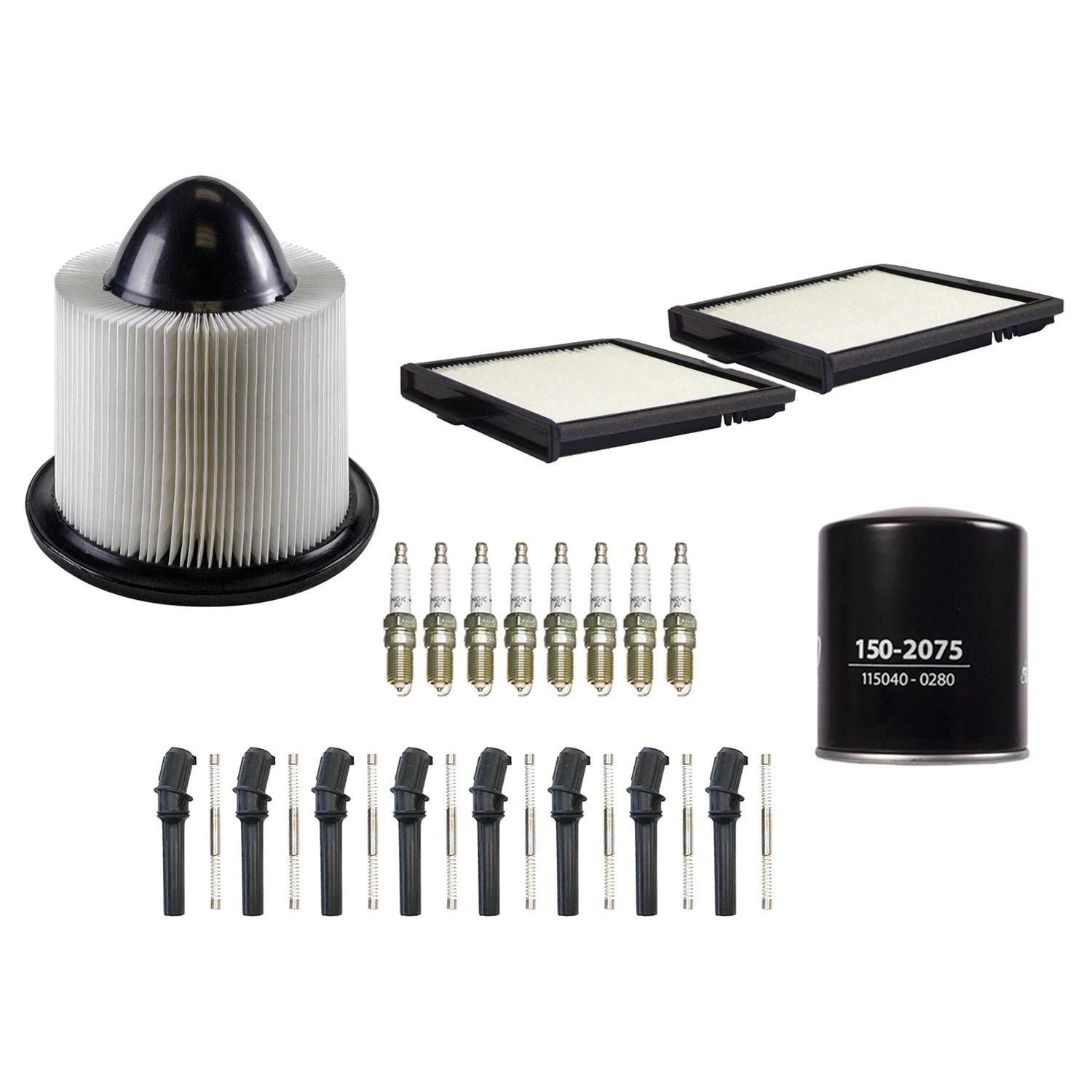 Tune Up Kit with NGK 8 Spark Plugs & Boots for F-150 F-250 (2004–2008)