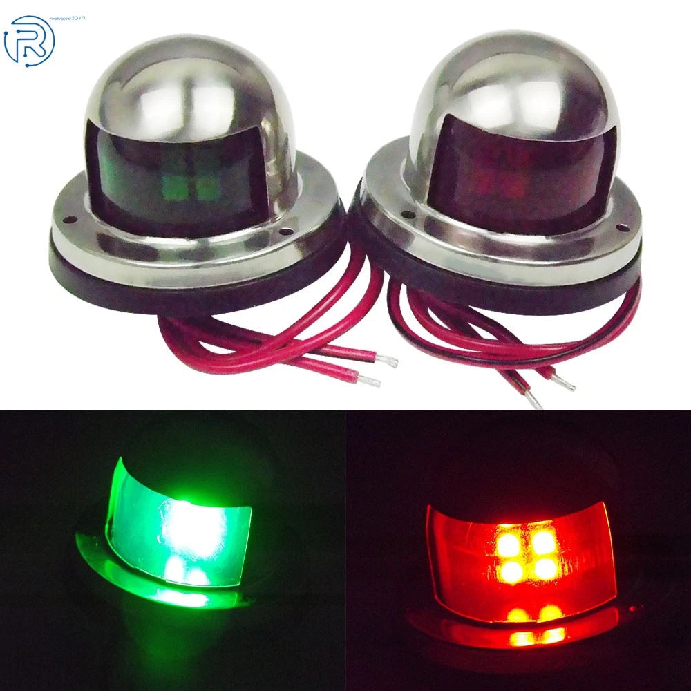 LED Bow Navigation Lights for Marine Boat Pontoon (12V)