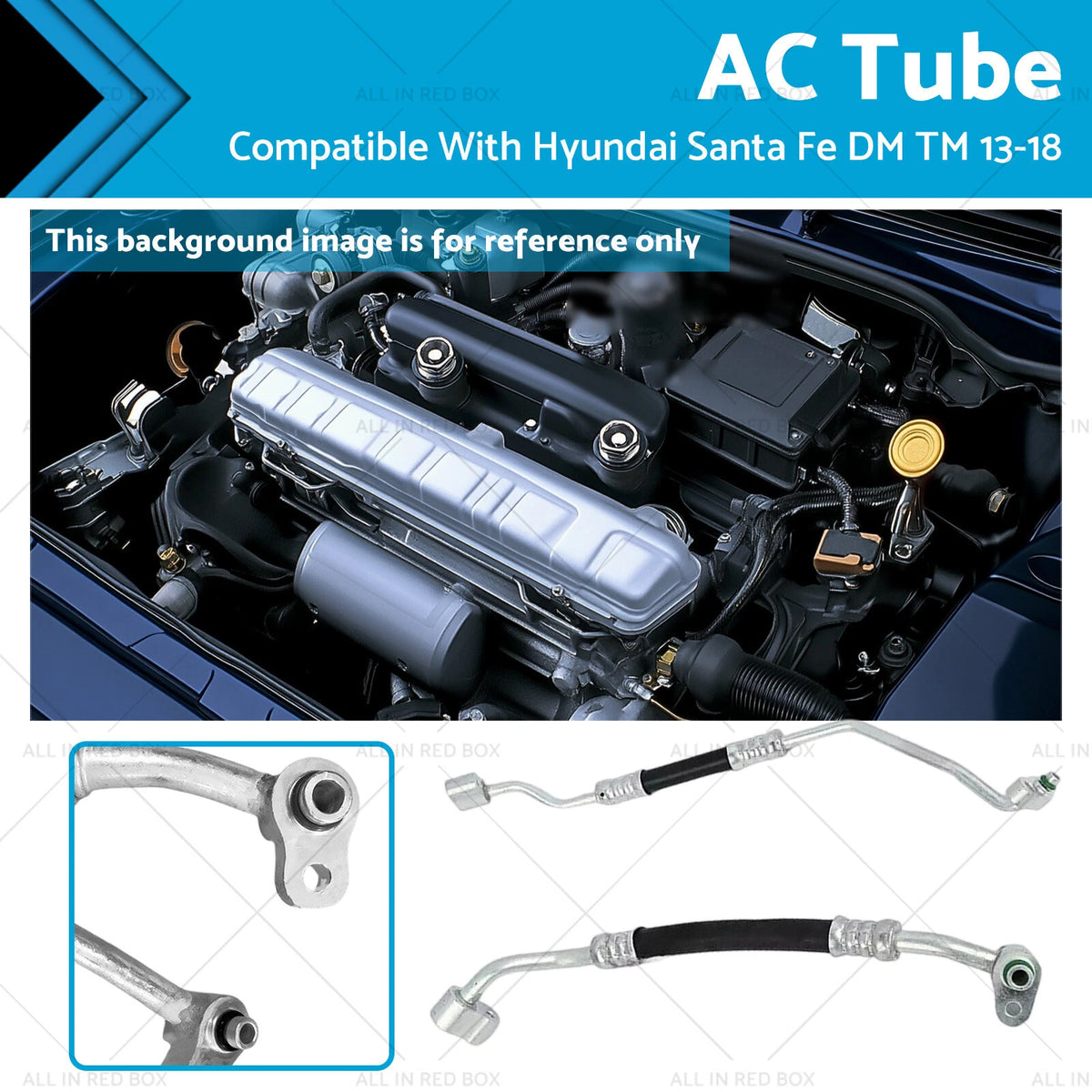 AC Tube Set for Hyundai Santa Fe DM DMA TM TMA 2.2 2.4 3.3L (2013–2018)