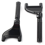 2X Black Rear Passenger Footrest Peg Mount for Harley Sportster XL883 XL1200 (2004–2013)