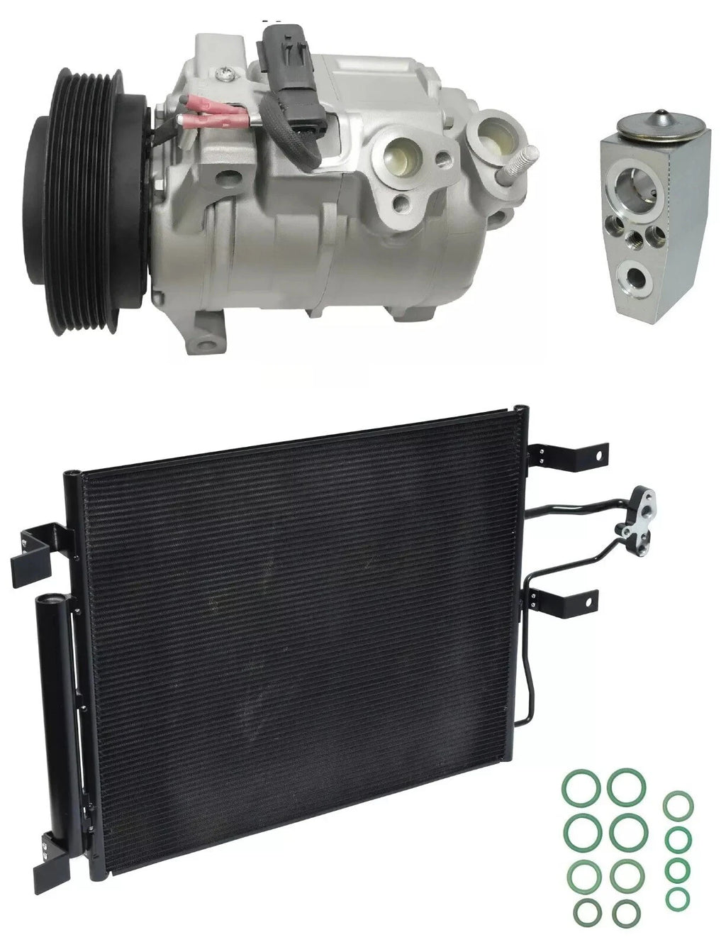 AC Compressor Kit with Condenser for Ram 5500 6.4L (2018–2018)