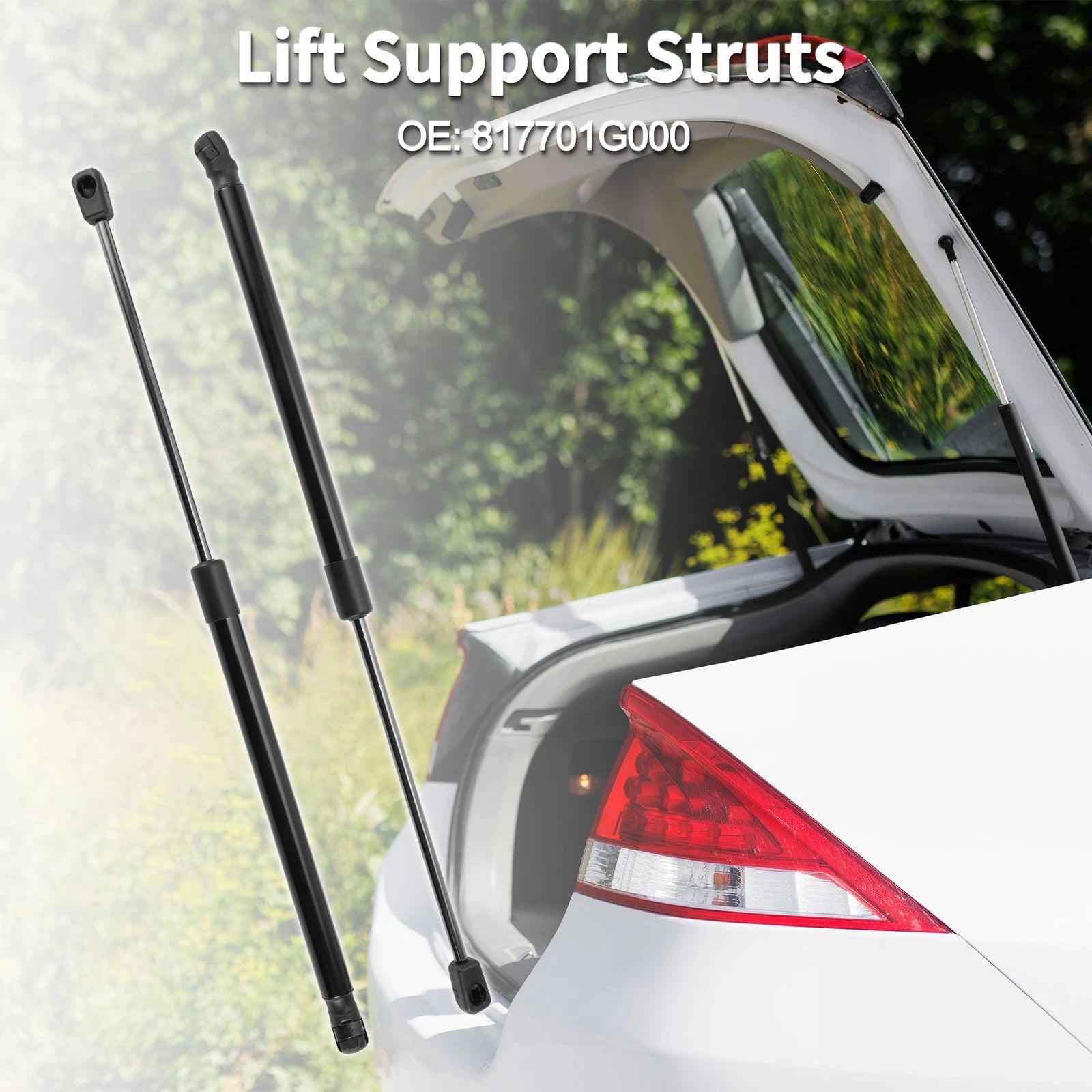 Set of 2 Rear Hatch Lift Supports Struts Gas Spring No. 817701G000 for Kia Rio5 (2006–2011)