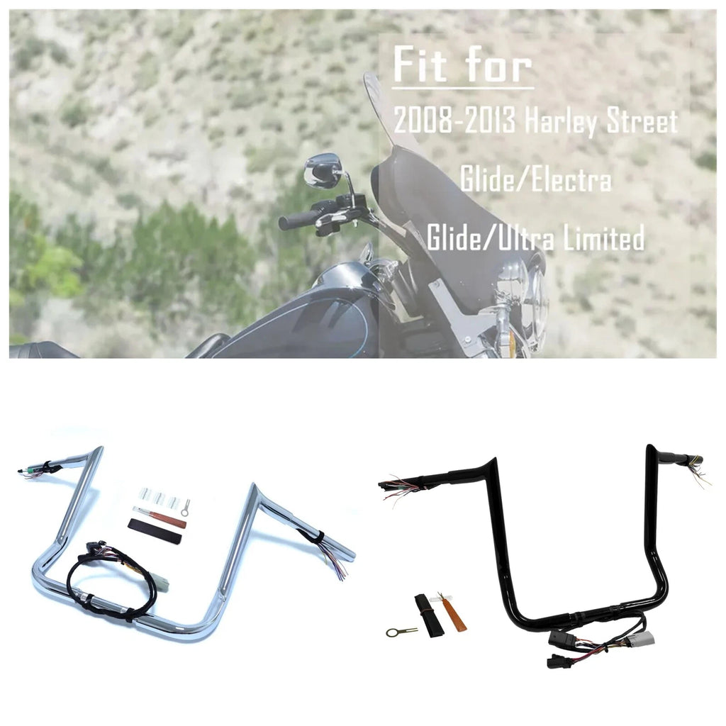 Pre-wired Handlebar for Harley Street Glide/Electra Glide/Ultra (2008–2013)