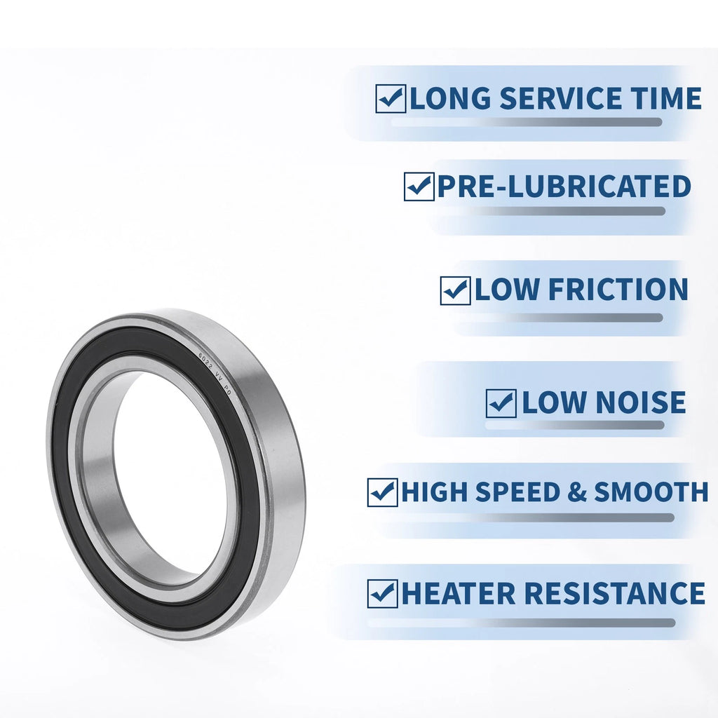 Deep Groove Ball Bearing 6022VV for Scooter Skateboard Wheel (P0 110x170x28mm)