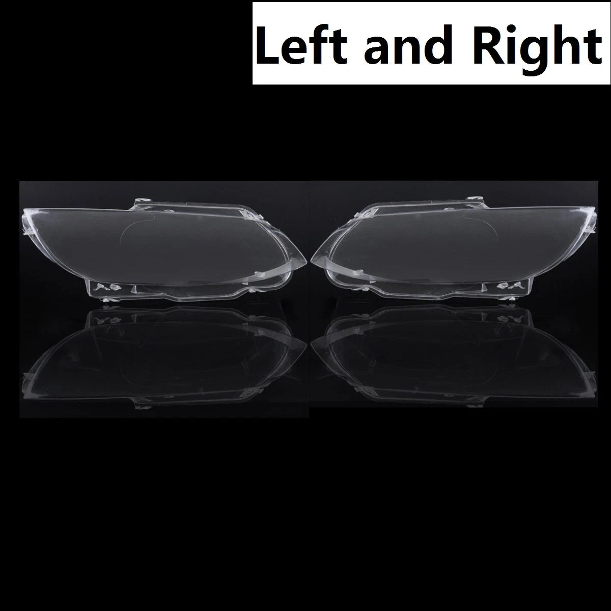 Pair of Headlight Lens Covers for BMW 3 Series E92 E93 M3 (2006–2009)