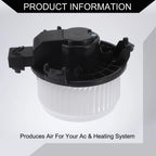 HVAC Heater Blower Motor Assembly for Toyota Corolla Matrix RAV4 (2003–2012)