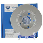 Hella 245mm Rear Solid Disc Brake Rotor for Audi A4 Quattro, VW Passat (1996–2005)