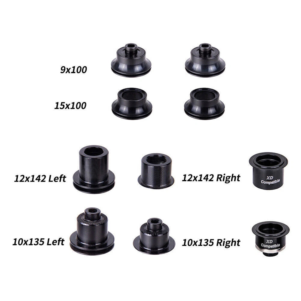 Disc Brake Hubs Set of 2 for MTB Bike (32 Holes, AL6082, 4 Sealed Bearings)