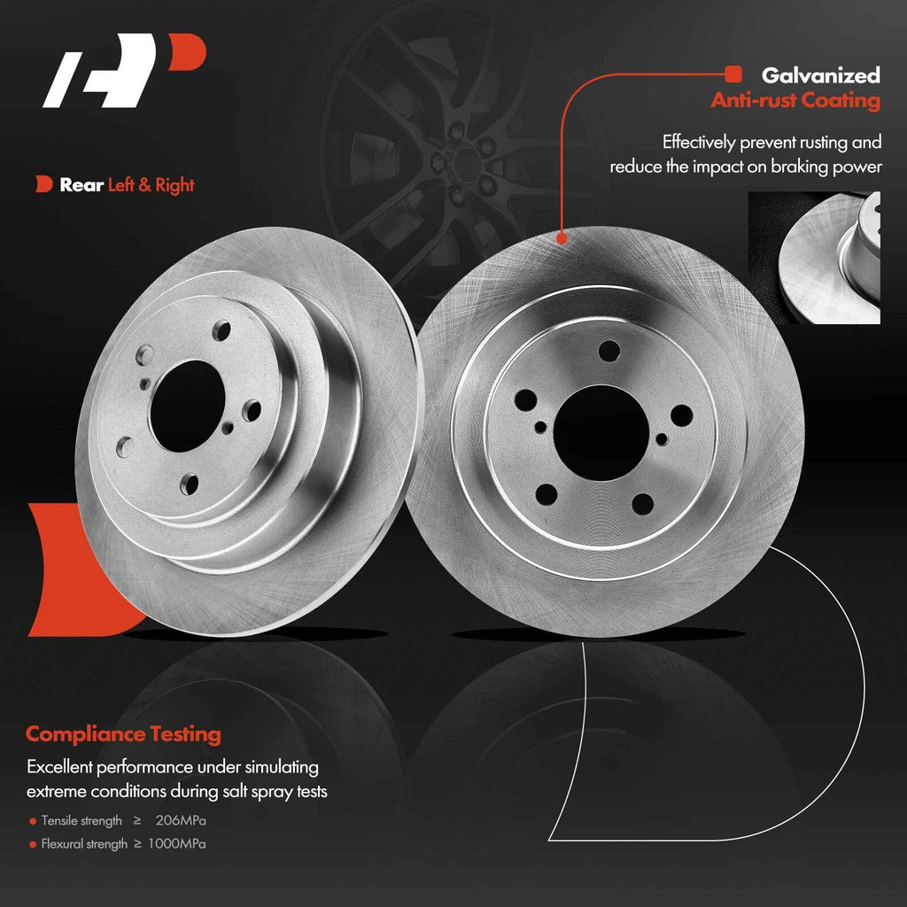 Rear Disc Brake Rotors & Pads for Subaru Impreza Legacy