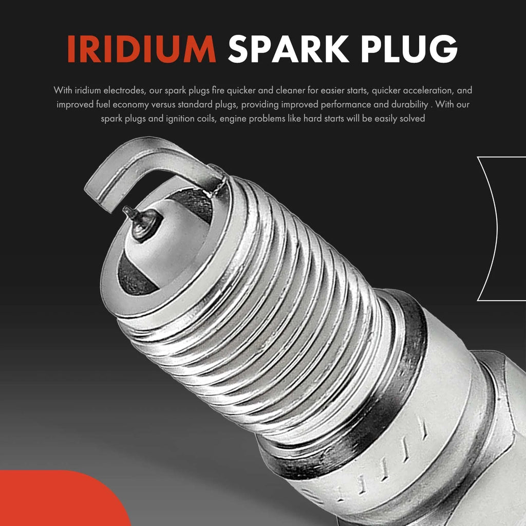 Ignition Coil & Iridium Spark Plugs Set for Ford Ranger