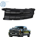 Front Bumper Mesh Grille for Chevy Silverado 2500HD 3500HD (2015–2019)