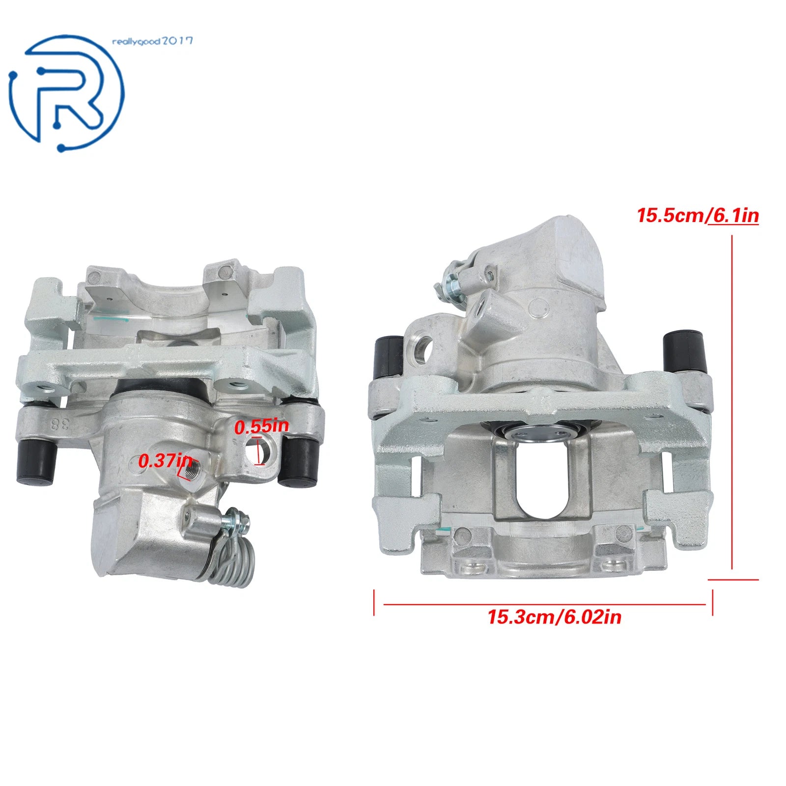 Disc Brake Caliper with Bracket for Mazda 3 (2004-2008) Rear Right